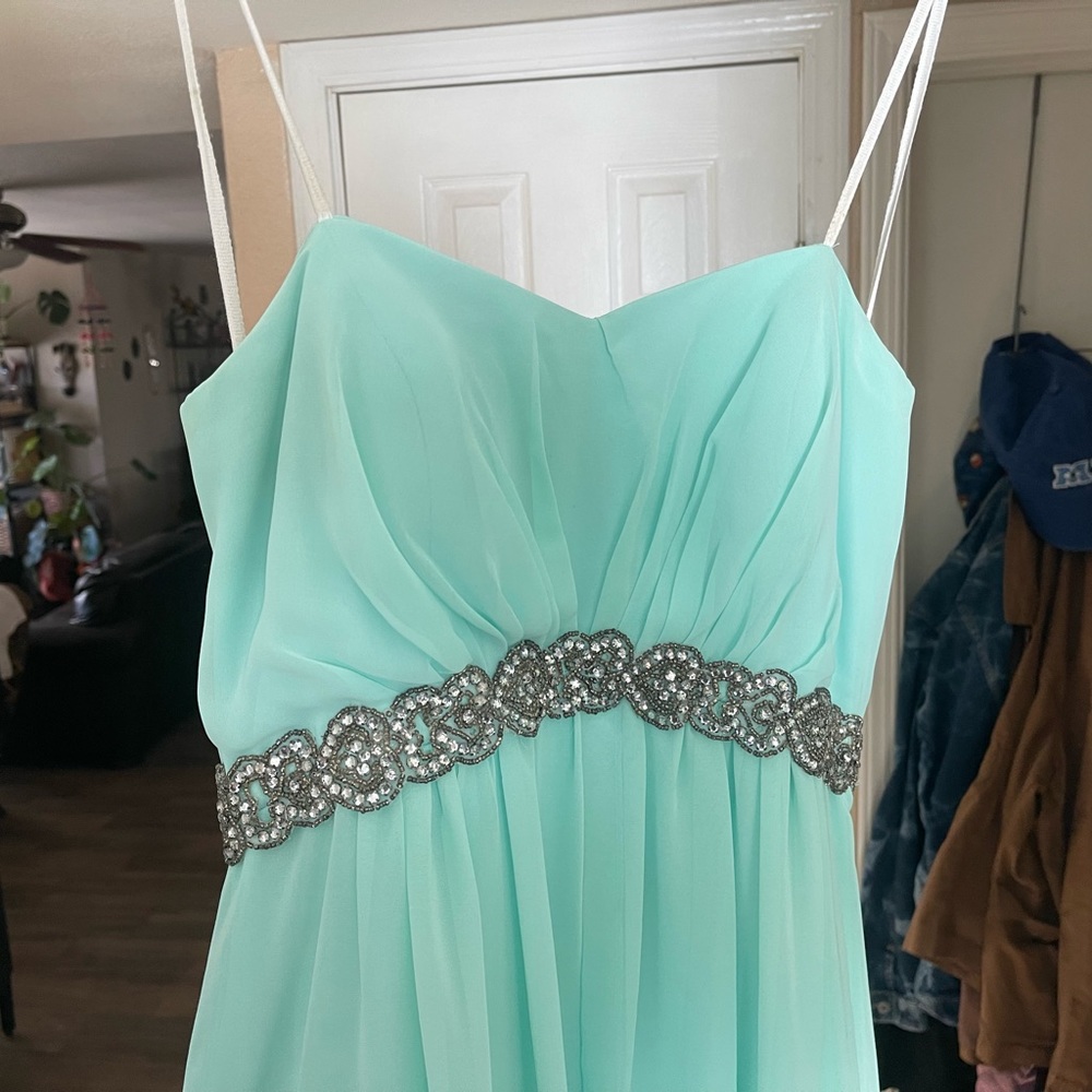 Turquoise dress